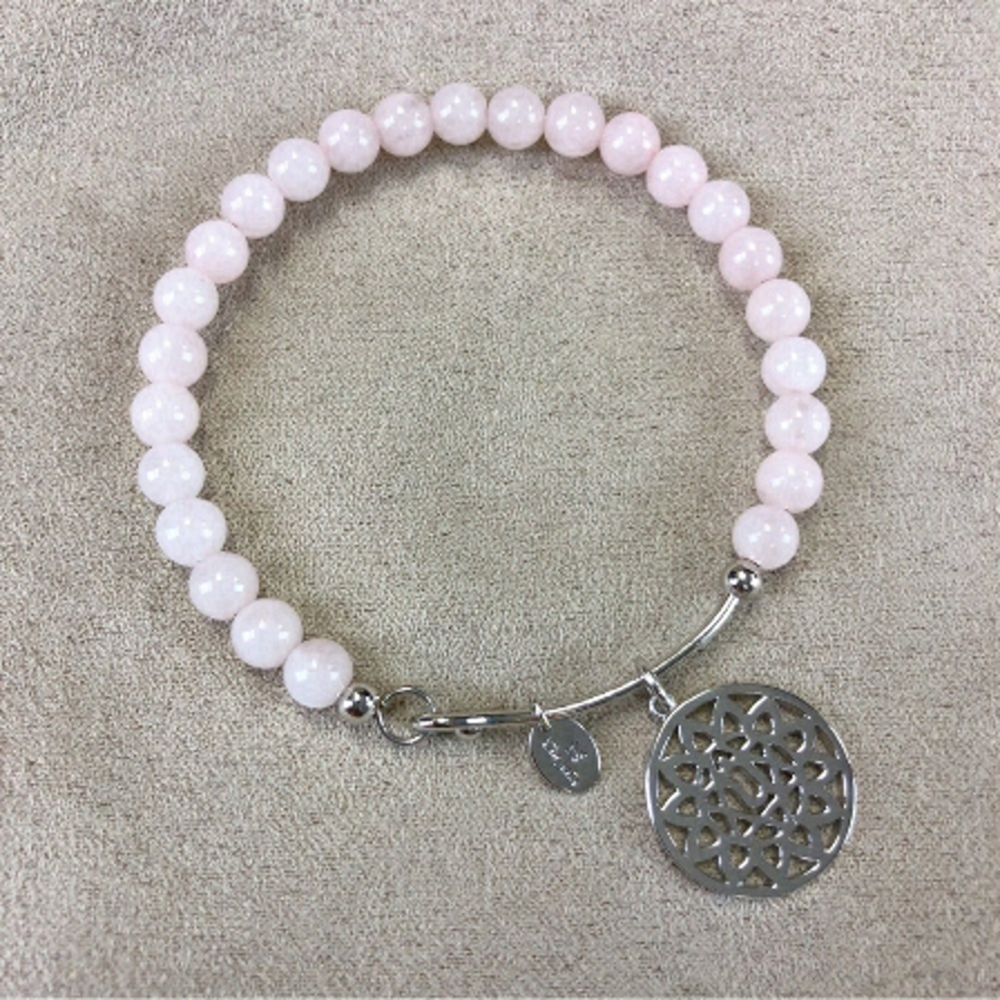 CHRYSALIS gemstone Heart Chakra Rose quartz bracelet